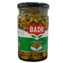 بدر زیتون اسلایس شیشه