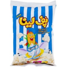 لینا - پف لینا پاپ کرن بدون پوست پنیری ۱۸۰ گرم