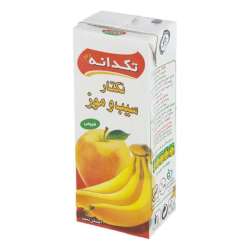 نکتار سیب و موز 200 میلی‌لیتری تکدانه